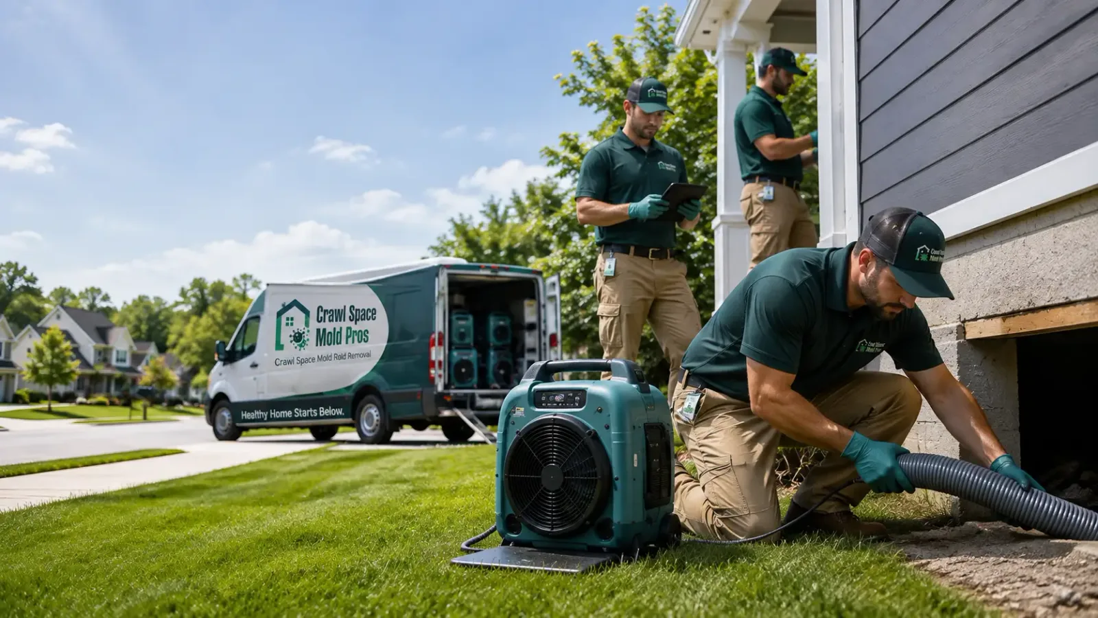 Crawl Space Mold Removal in Blue Lake, CA